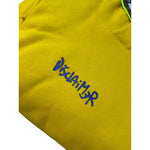 Disclaimer Felpa Chiusa con Cappuccio tinta unita con Logo Giallo per Bambino 25IDK58600X GIALLO DISCLAIMER 