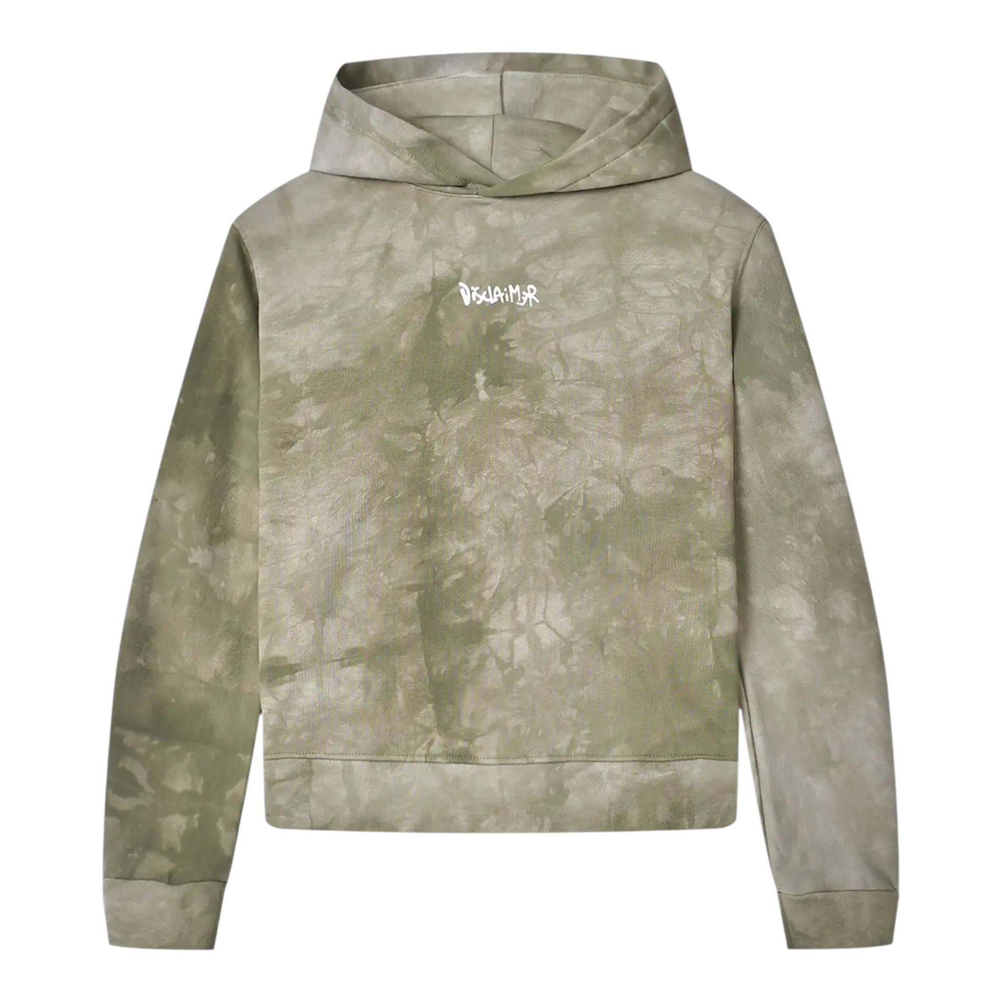 Disclaimer Felpa Chiusa con Cappuccio tinta unita Verde per Bambino 25IDK58609 VERDE DISCLAIMER 
