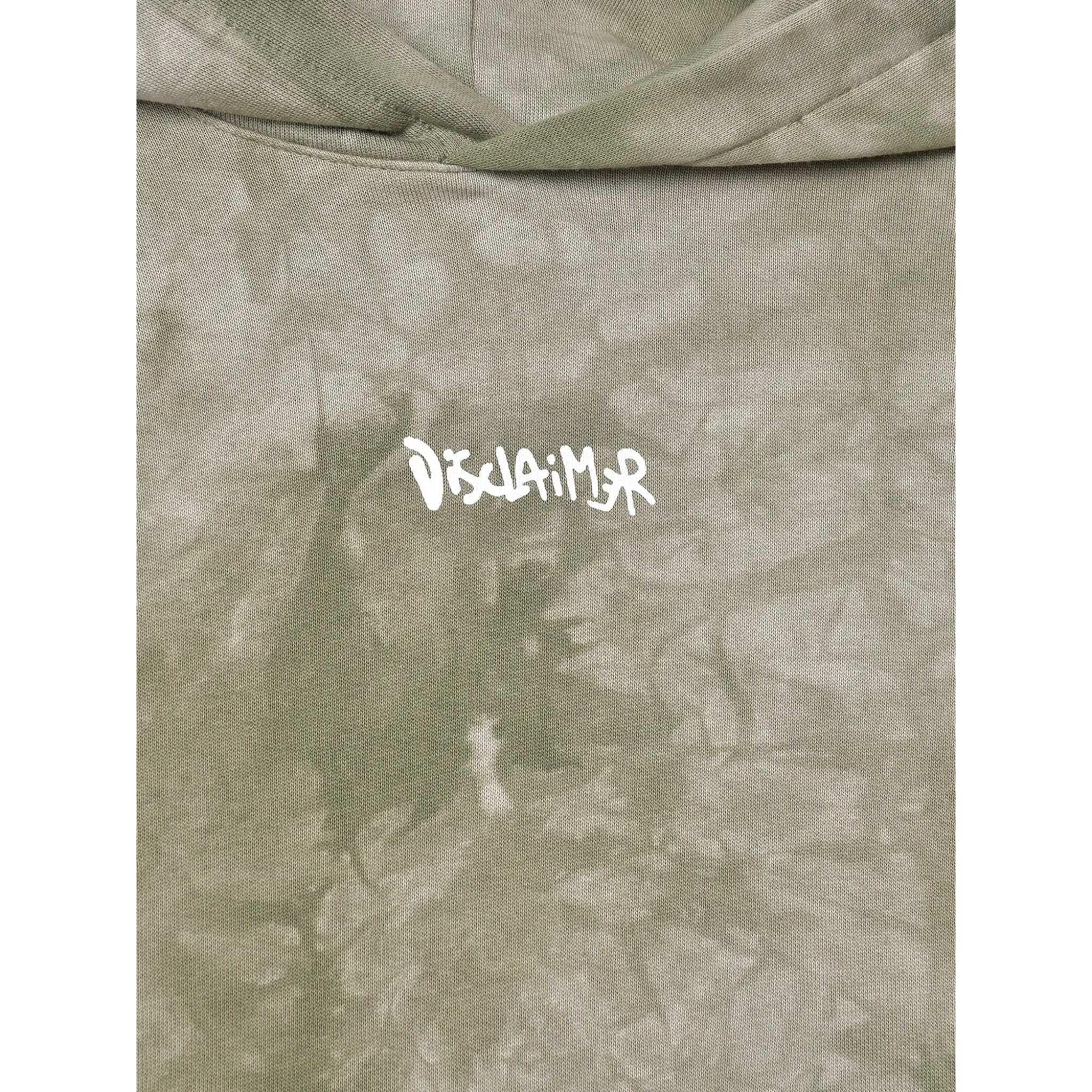 Disclaimer Felpa Chiusa con Cappuccio tinta unita Verde per Bambino 25IDK58609 VERDE DISCLAIMER 
