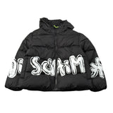 Disclaimer Giubbino tinta unita con Cappuccio Nero per Bambino 25IDK58614 NERO DISCLAIMER 