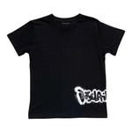 Disclaimer T-Shirt Girocollo tinta unita con Stampe Nero per Bambino 25IDK58615 NERO DISCLAIMER 