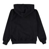 Disclaimer Felpa Chiusa con Cappuccio tinta unita con Logo Nero per Bambino 25IDK58616 NERO DISCLAIMER 
