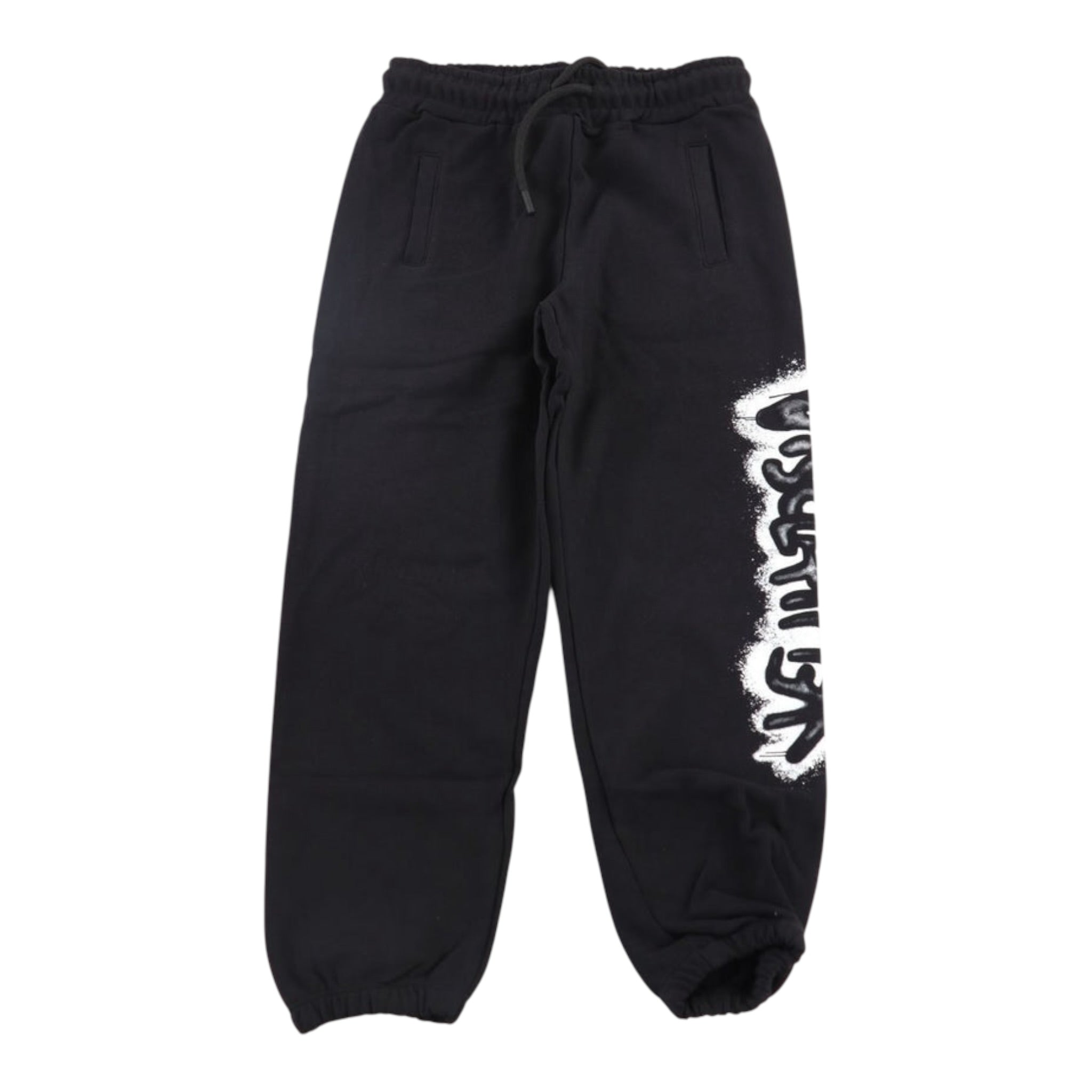 Disclaimer Pantalone Modello Tuta tinta unita con Stampa Nero per Bambino 25IDK58618 NERO DISCLAIMER 