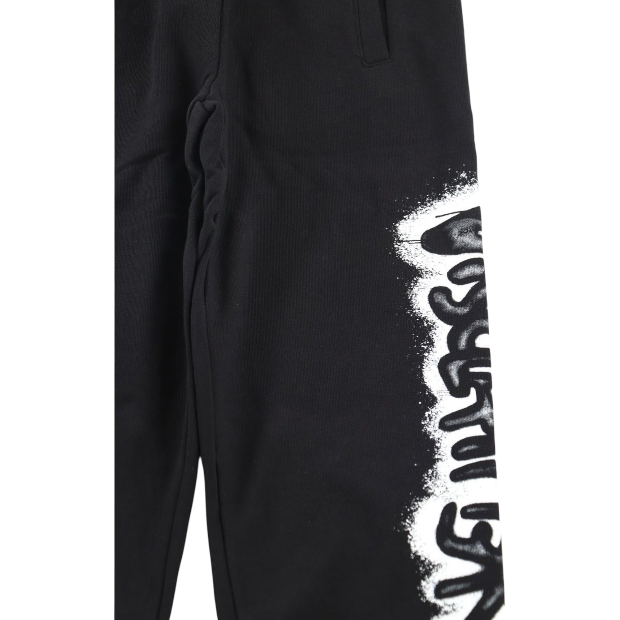 Disclaimer Pantalone Modello Tuta tinta unita con Stampa Nero per Bambino 25IDK58618 NERO DISCLAIMER 