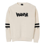 Disclaimer Maglia Girocollo tinta unita Ocn Logo Panna per Bambino 25IDK58621 PANNA DISCLAIMER 