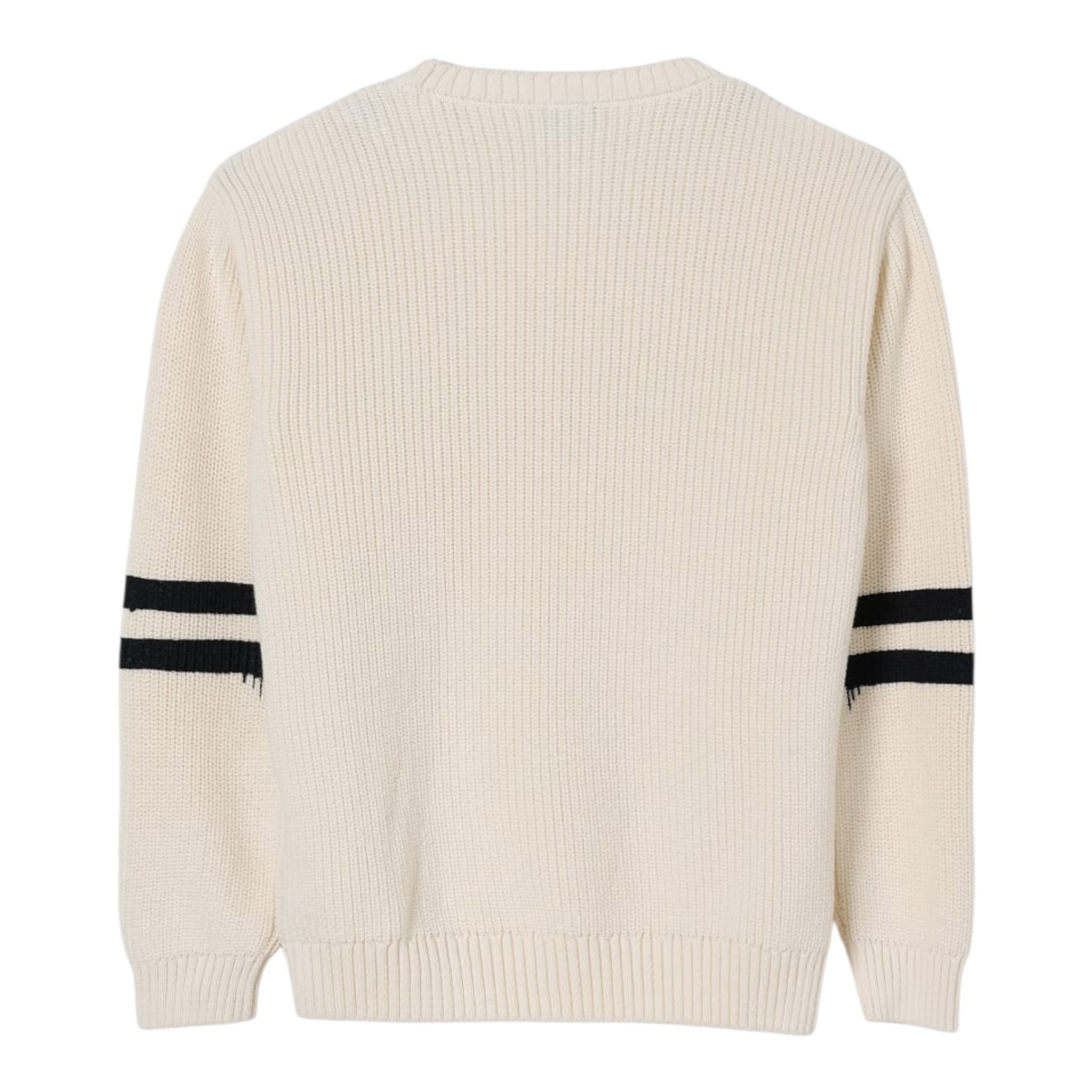 Disclaimer Maglia Girocollo tinta unita Ocn Logo Panna per Bambino 25IDK58621 PANNA DISCLAIMER 
