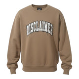 Disclaimer Felpa Chiusa con Cappuccio tinta unita con Logo Beige per Bambino 25IDK58626XX BEIGE DISCLAIMER 