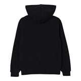 Disclaimer Felpa Chiusa con Cappuccio tinta unita con Logo Nero per Bambino 25IDK58673X NERO DISCLAIMER 