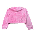 Disclaimer Felpa con Zip E Cappuccio tinta unita Rosa per Bambina 25IDK58733 ROSA DISCLAIMER 