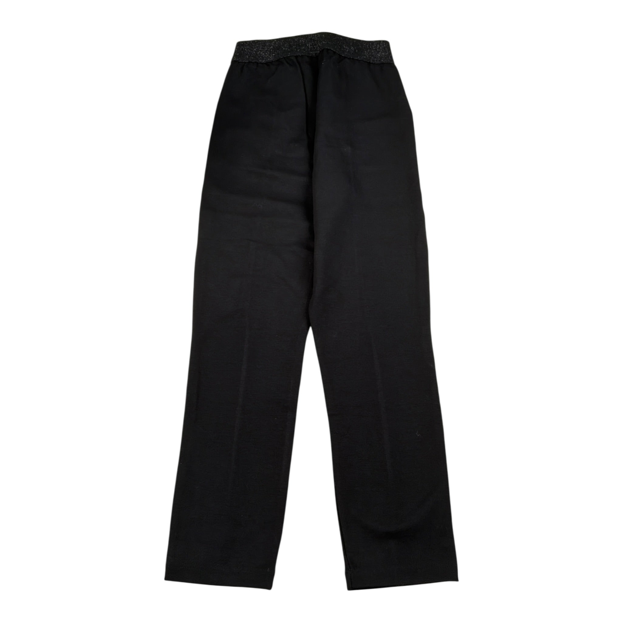 Dixie Pantalone tinta unita con Elastico con Brillantini Nero per Bambina FLY04172G34 NERO DIXIE 