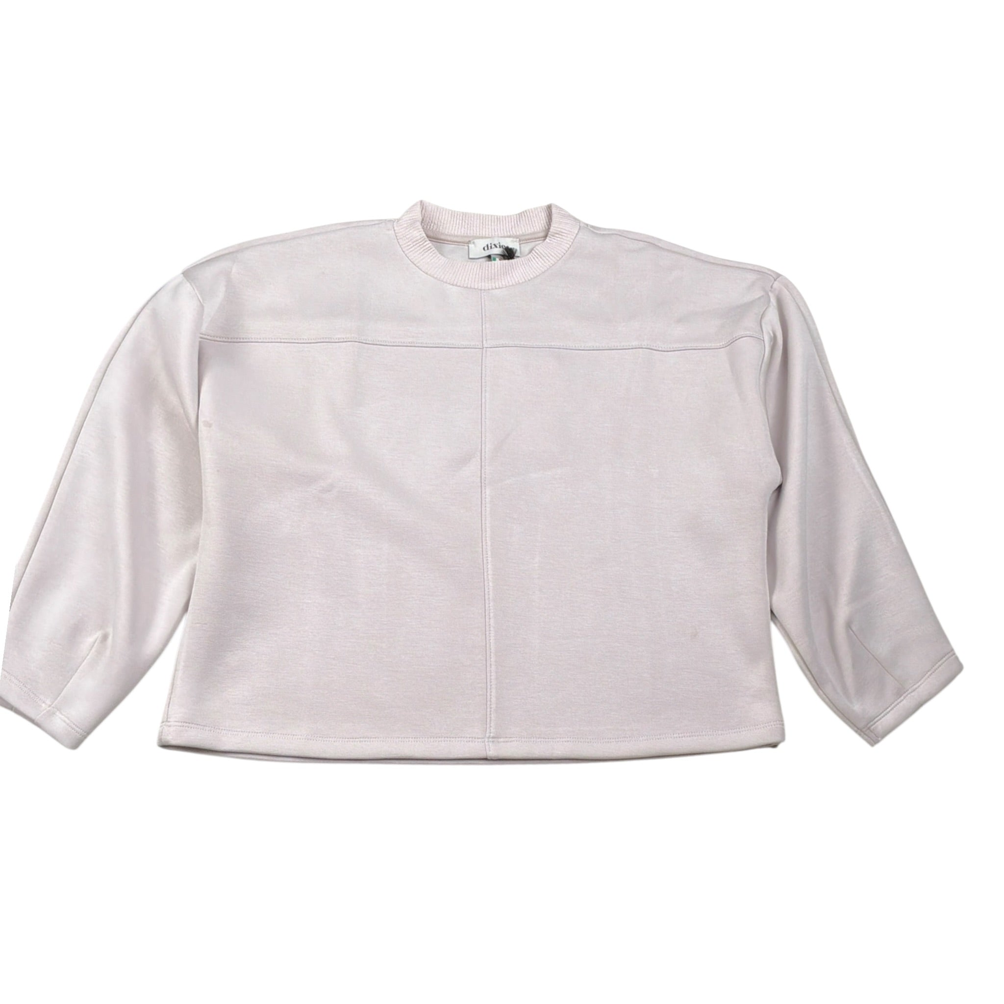 Dixie Felpa tinta unita Girocollo Beige per Bambina LB38172G79 BEIGE DIXIE 