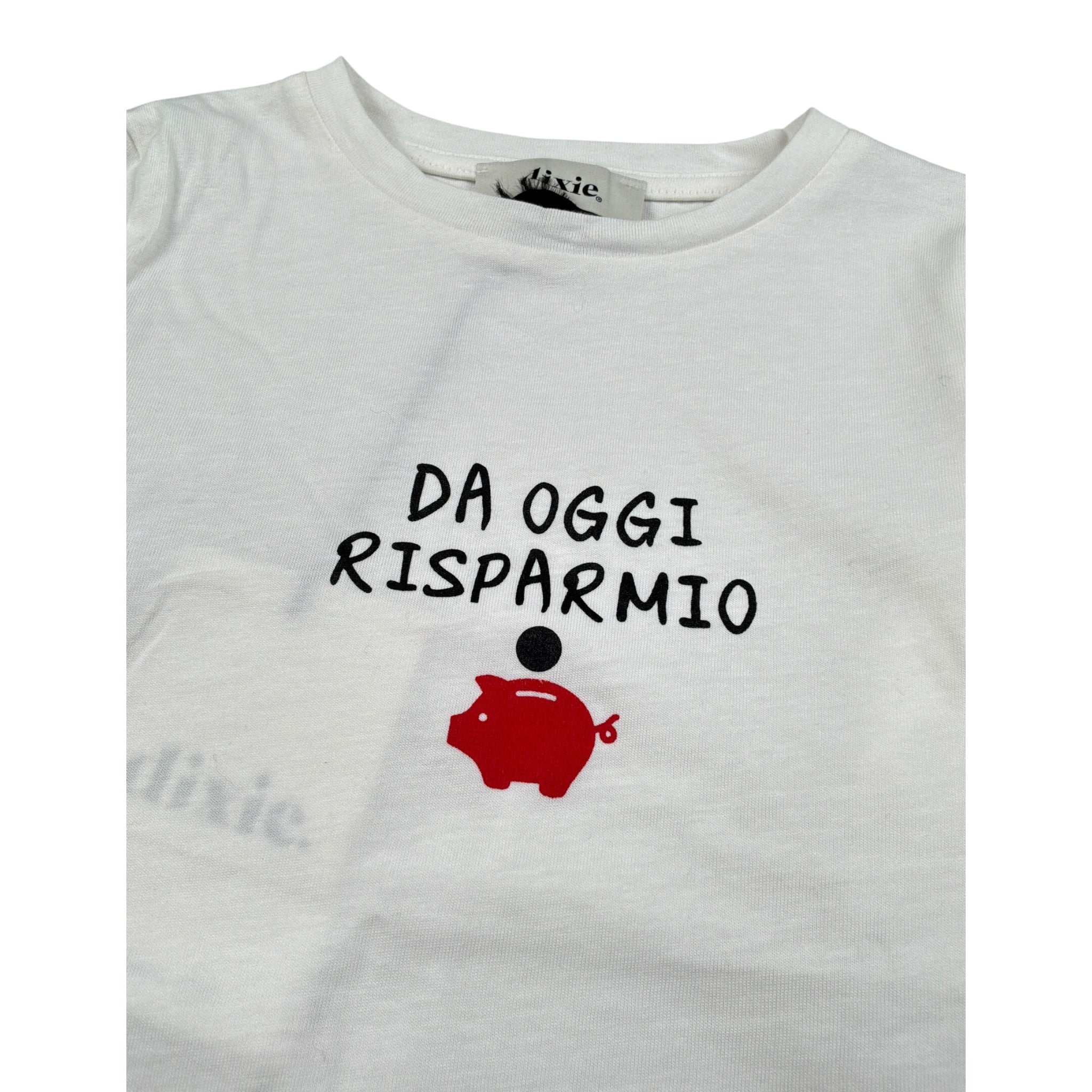Dixie Shirt tinta unita con Stampa Bianco per Bambina ML51030G79 BIANCO DIXIE 