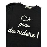 Dixie Shirt tinta unita con Stampa Nero per Bambina ML56030G79X NERO DIXIE 