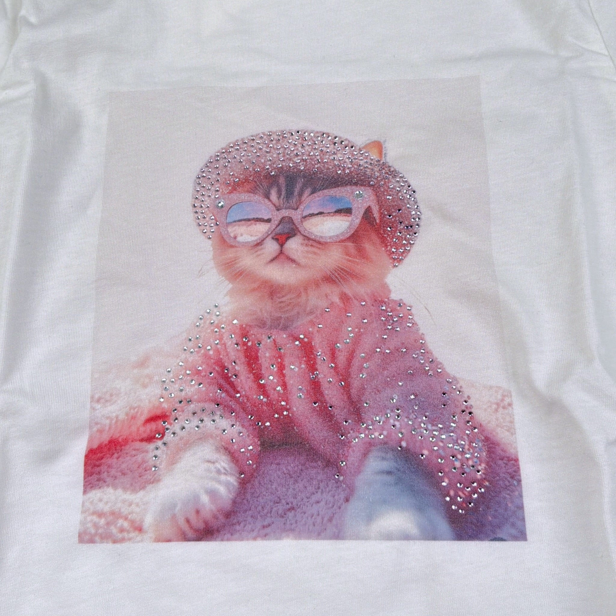 Dixie Shirt tinta unita con Stampa Bianco per Bambina ML83030G79 BIANCO DIXIE 