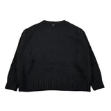 Dixie Maglia Girocollo tinta unita con Ricami Nero per Bambina NB50230G79 NERO DIXIE 