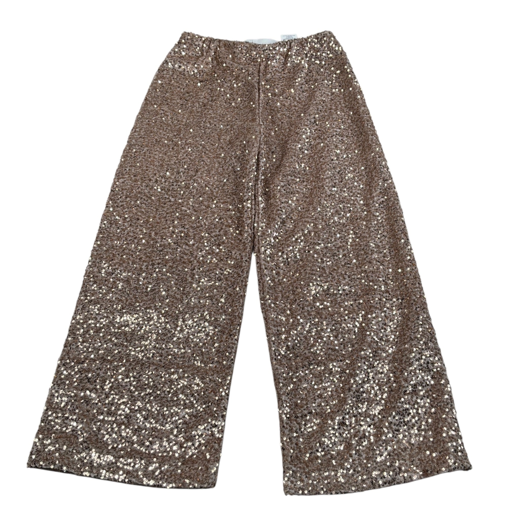 Dixie Pantalone tinta unita Modello Palazzo Paillettato Rosa per Bambina PE16390G79 ROSA DIXIE 