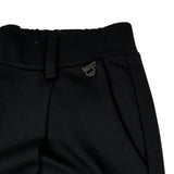 Dixie Pantalone tinta unita con Elastico In Vita Nero per Bambina PE53172G56 NERO DIXIE 