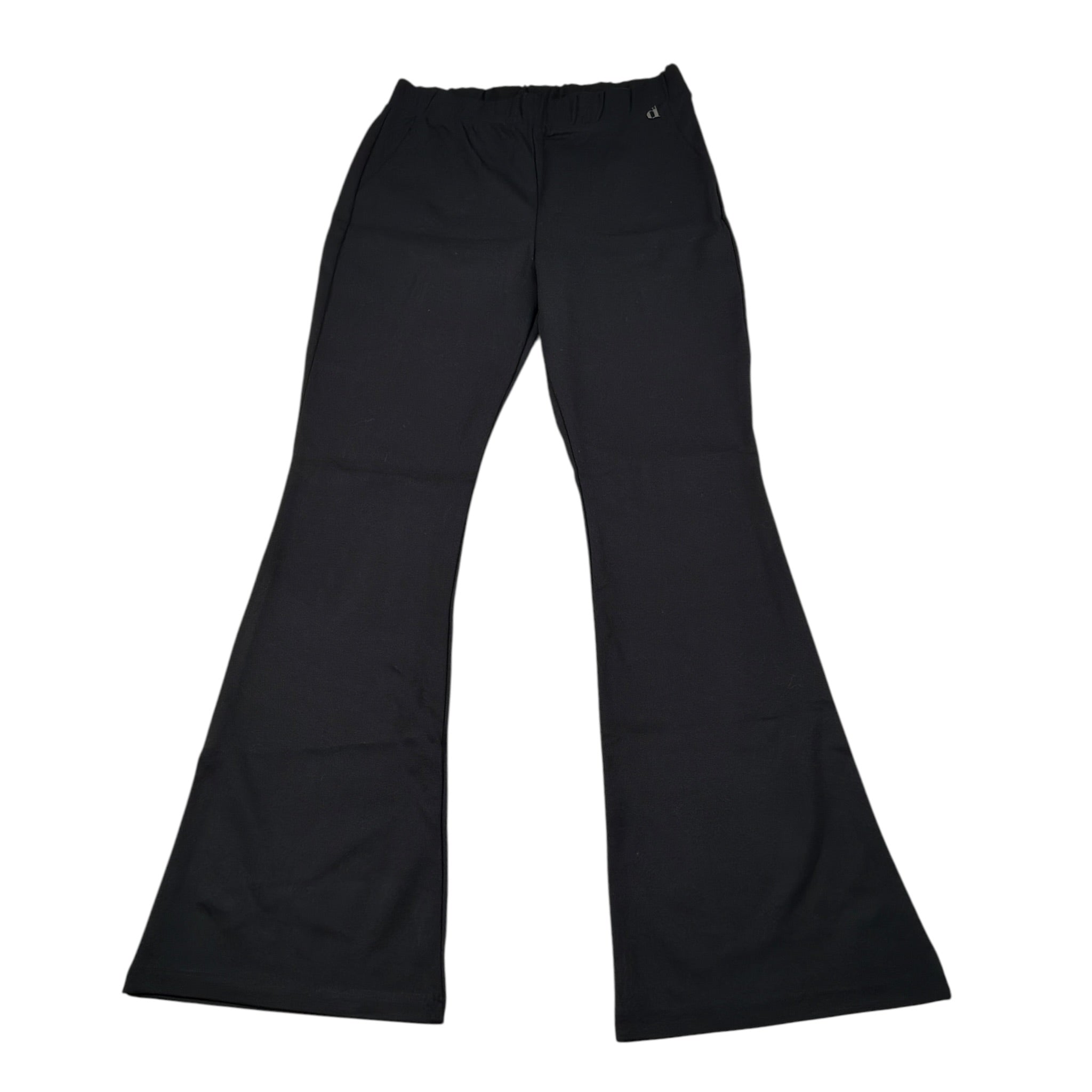 Dixie Pantalone tinta unita Modello Zampa Nero per Bambina PE69132G79 NERO DIXIE 