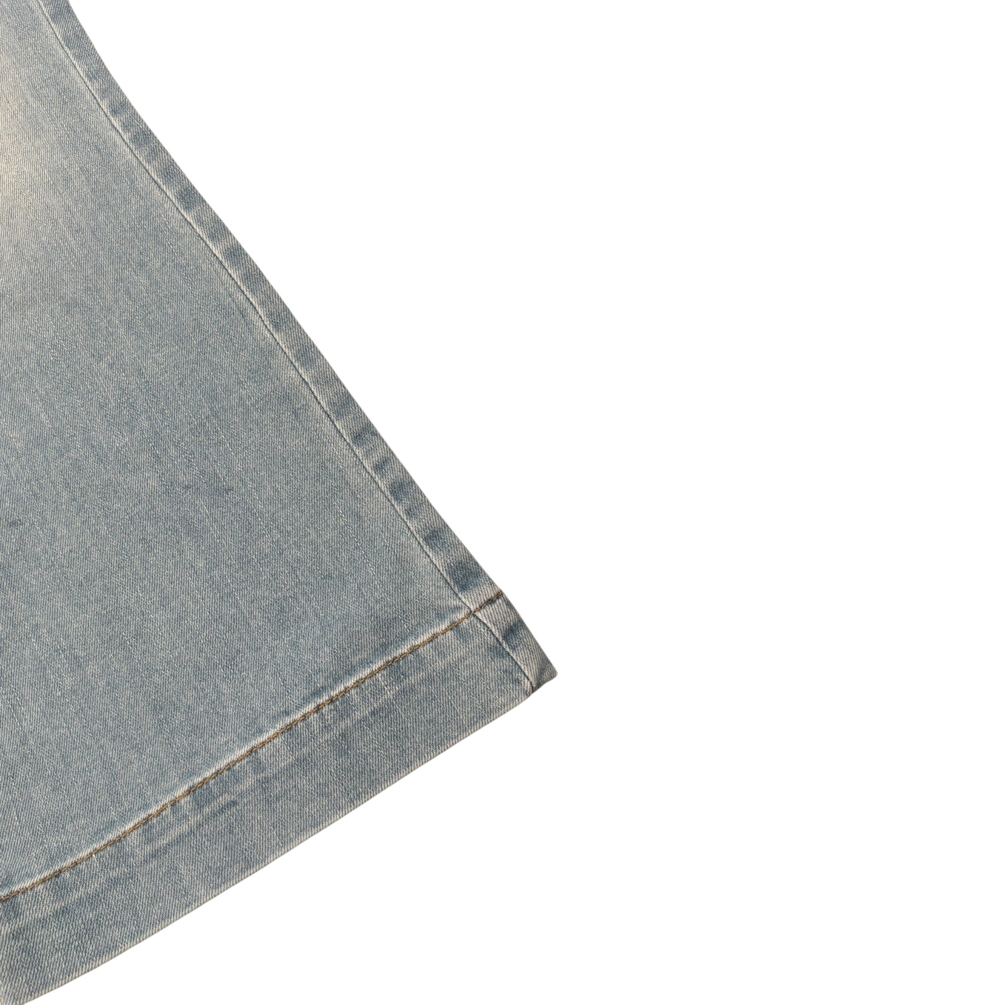 Dixie Jeans tinta unita Modello A Zampa Azzurro per Bambina PHB8012G64 AZZURRO DIXIE 