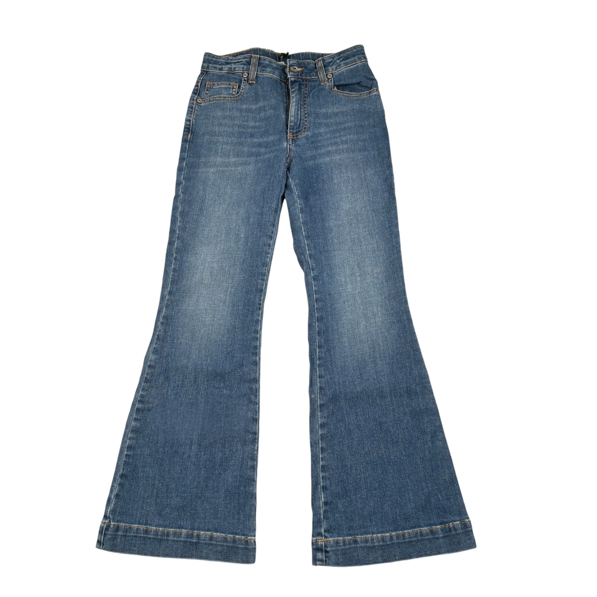 Dixie Jeans tinta unita Modello Zampa Blu per Bambina PHB8012G79 BLU DIXIE 