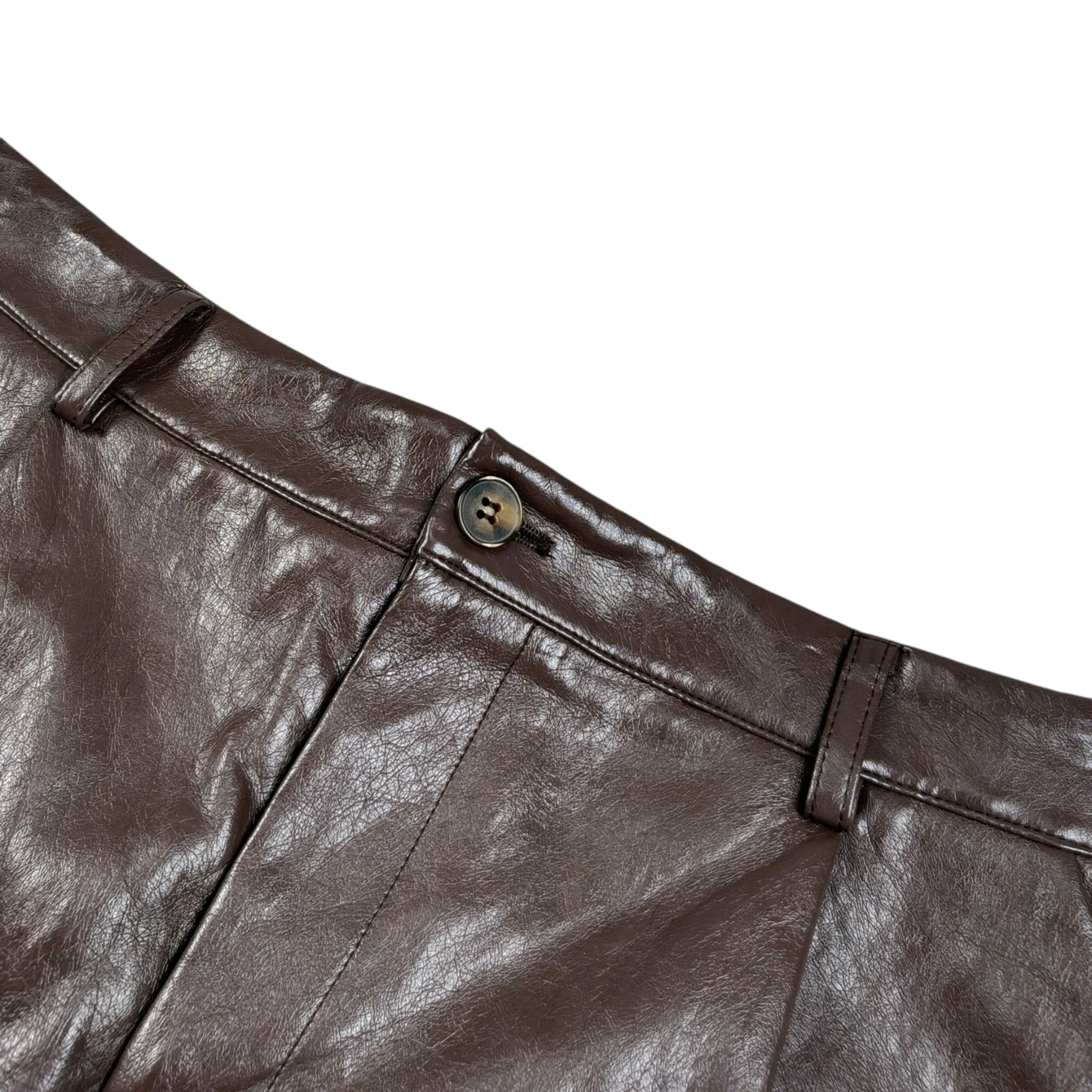 Dixie Short In Ecopelle tinta unita Marrone per Bambina RB09200G79 MARRONE DIXIE 
