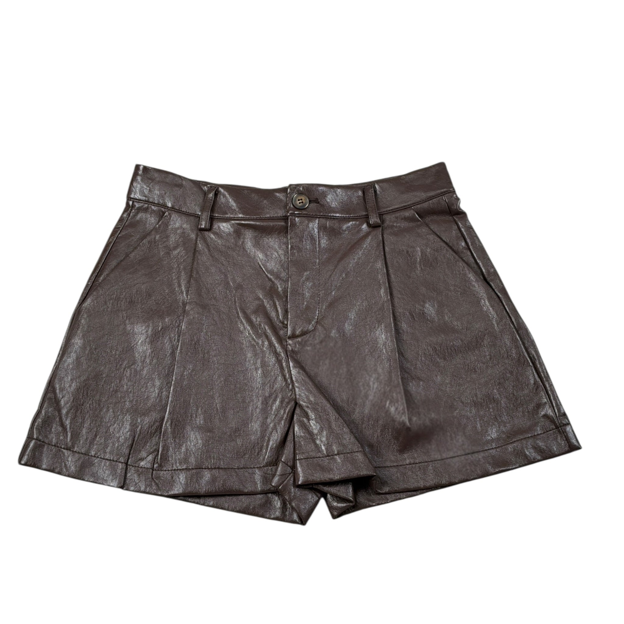 Dixie Short In Ecopelle tinta unita Marrone per Bambina RB09200G79XX MARRONE DIXIE 