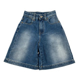 Dixie Short Modello Bermuda In Denim tinta unita Blu per Bambina RB24010G79 BLU DIXIE 