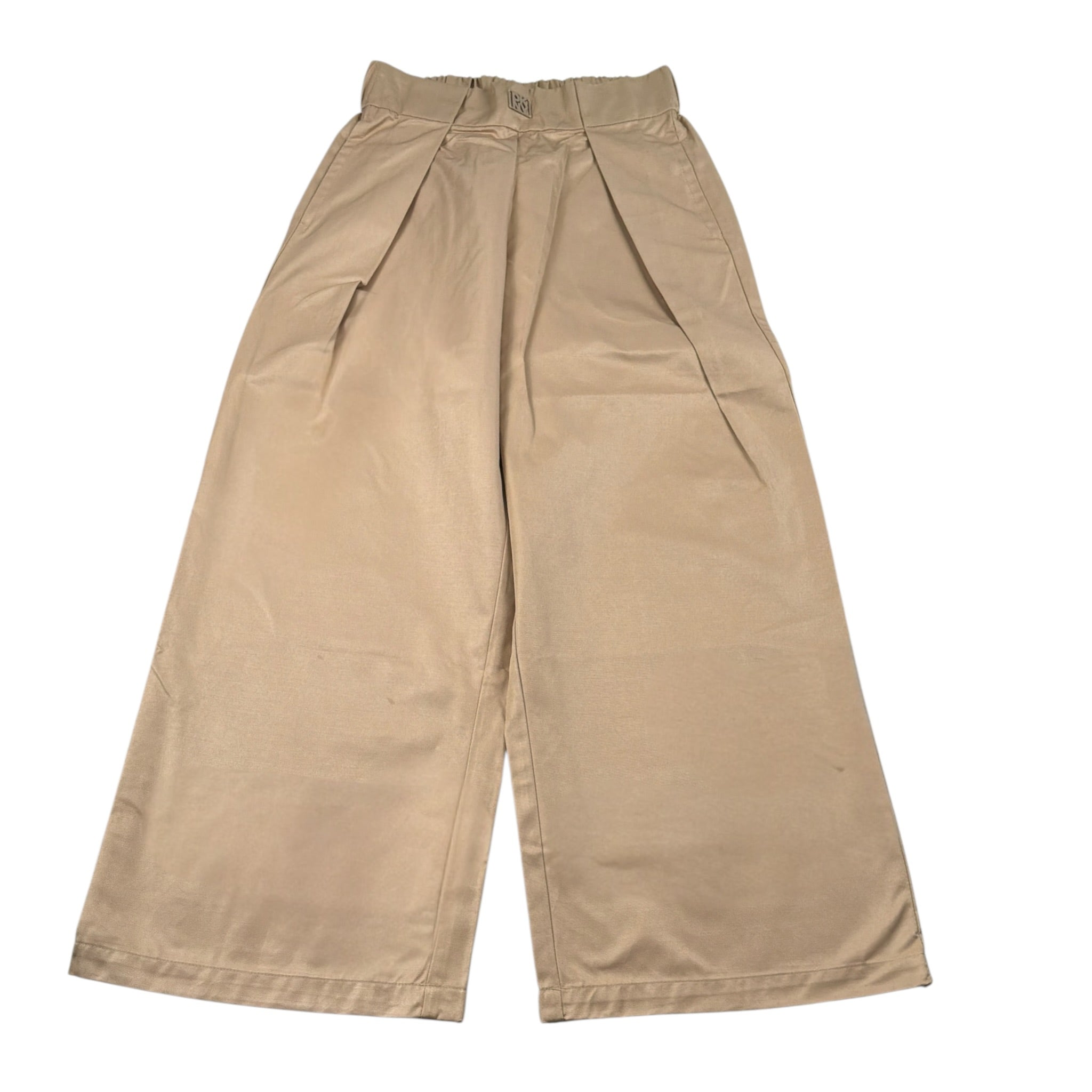 Dkny Pantalone tinta unita Modello Palazzo Beige per Bambina D62362 BEIGE DKNY 