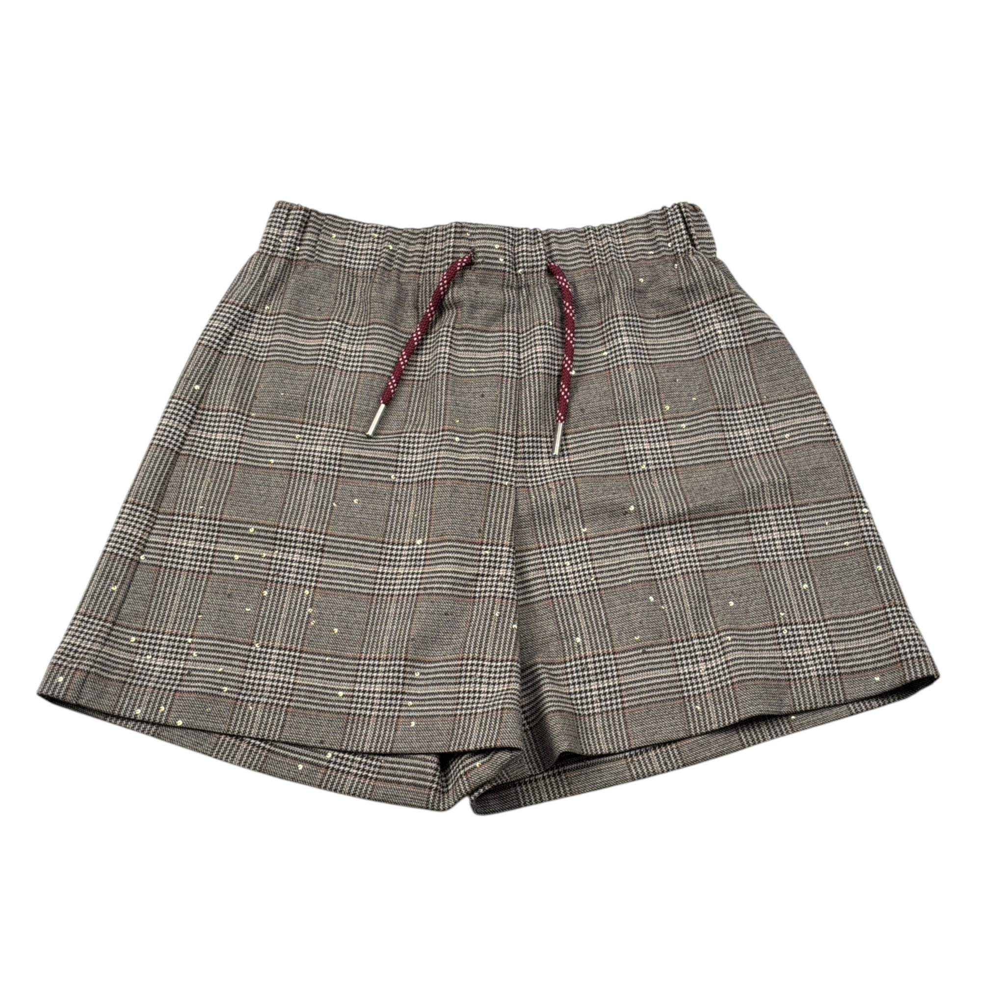 Dkny Short Stampa Fantasia con Elastico In Vita Marrone per Bambina VICOLO MARRONE DKNY 