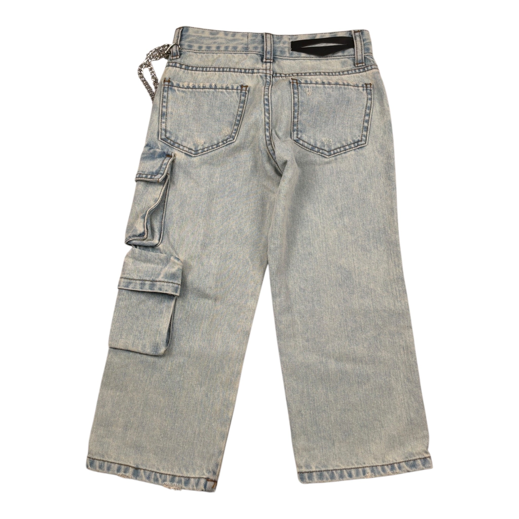 Do Not Conform Jeans tinta unita con Girovita Regolabile Azzurro per Bambino 34676 AZZURRO DO NOT CONFORM 