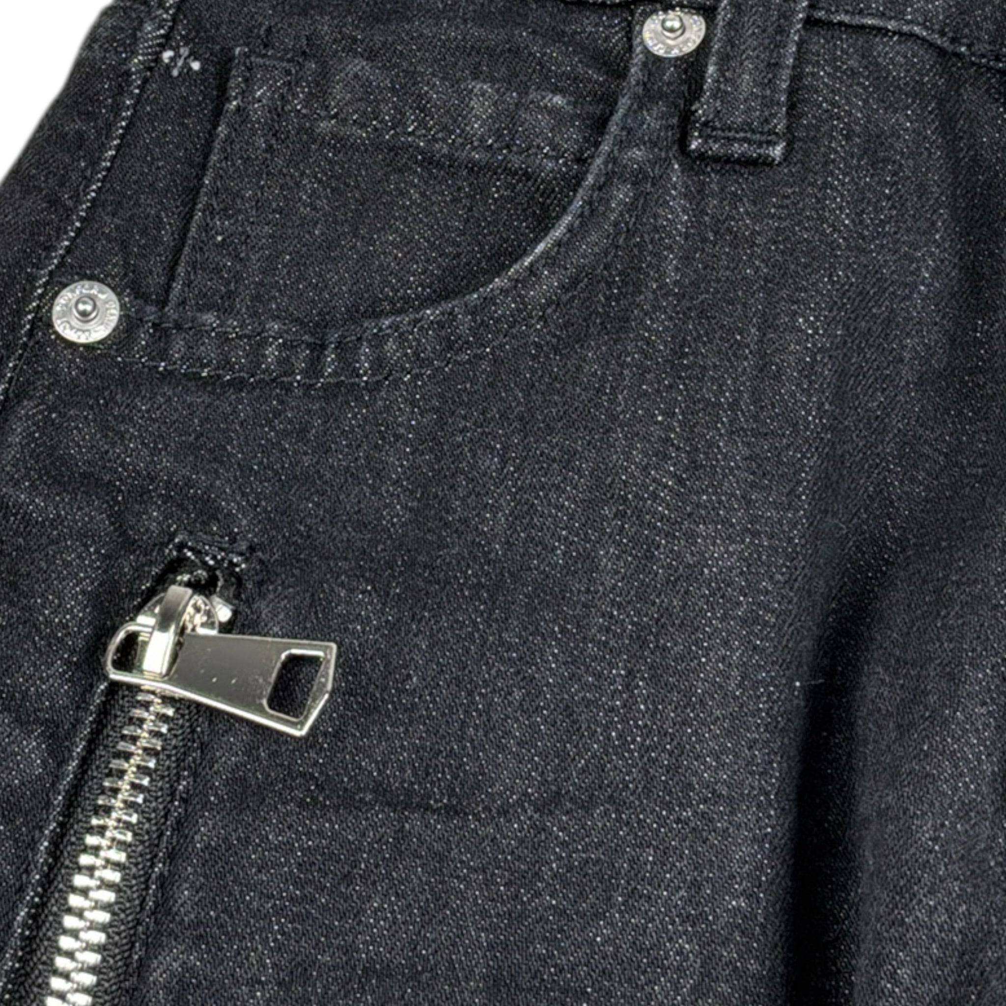 Do Not Conform Jeans tinta unita con Girovita Regolabile Nero per Bambino 34684 NERO DO NOT CONFORM 