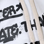 Do Not Conform Felpa tinta unita con Cappuccio E Stampa Bianco per Bambino FW26 BIANCO DO NOT CONFORM 