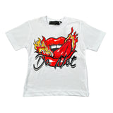 Do Not Conform T-Shirt Girocollo tinta unita con Stampa Bianco per Bambino SS25DTS BIANCO DO NOT CONFORM 