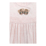 Dolce & Gabbana Set Abito-Coulotte tinta unita Rosa per Neonata L23DP6 ROSA DOLCE & GABBANA 