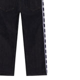Dolce & Gabbana Jeans tinta unita con Profili In Contrasto Blu per Bambino L44P51LDC41 BLU DOLCE & GABBANA 