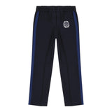 Dolce & Gabbana Pantalone tinta unita con Elastico In Vita Blu per Neonato L44P52 BLU DOLCE & GABBANA 