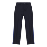 Dolce & Gabbana Pantalone tinta unita con Elastico In Vita Blu per Neonato L44P52 BLU DOLCE & GABBANA 
