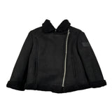 Dondup Montone tinta unita con Zip Nero per Neonato DFGB019N NERO DONDUP 