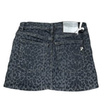 Dondup Gonna In Denim tinta unita Fantasia Maculata Grigio per Bambina DFGO019 GRIGIO DONDUP 