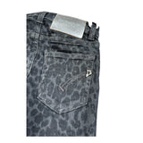 Dondup Jeans tinta unita Modello Zampa Fantasia Maculata Grigio per Neonata DFPA156 GRIGIO DONDUP 