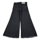 Dondup Jeans tinta unita Modello Palazzo Nero per Bambina DFPA157 NERO DONDUP 