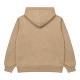 Dondup Felpa tinta unita con Stampa E Cappuccio Beige per Neonata DMFE018XN BEIGE DONDUP 