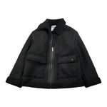 Dondup Giubbino tinta unita Modello Montone Nero per Bambino DMGB022 NERO DONDUP 