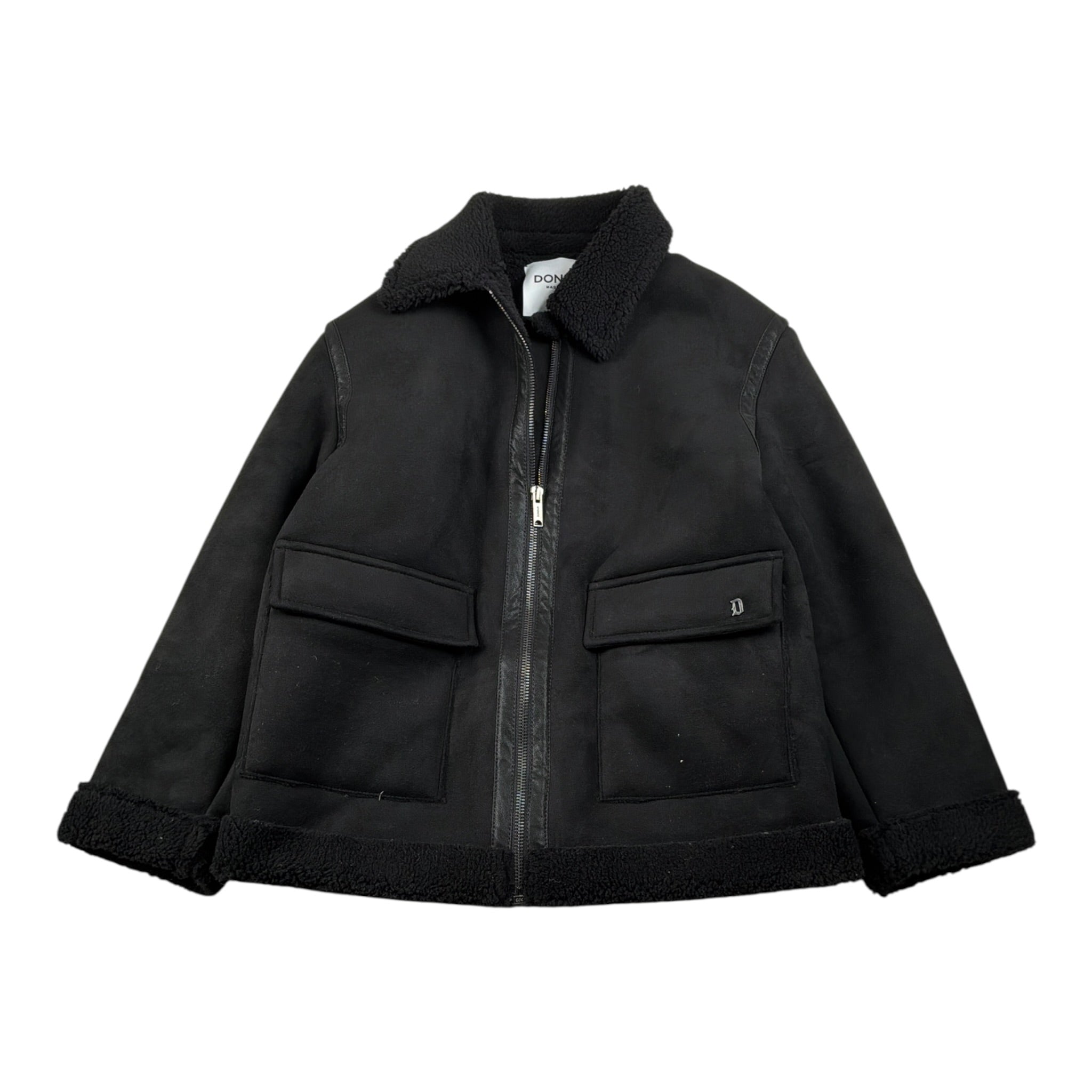 Dondup Giubbino tinta unita Modello Montone Nero per Bambino DMGB022 NERO DONDUP 