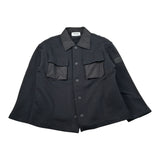 Dondup Camicia tinta unita con Bottoni Nero per Bambino DMGC021 NERO DONDUP 