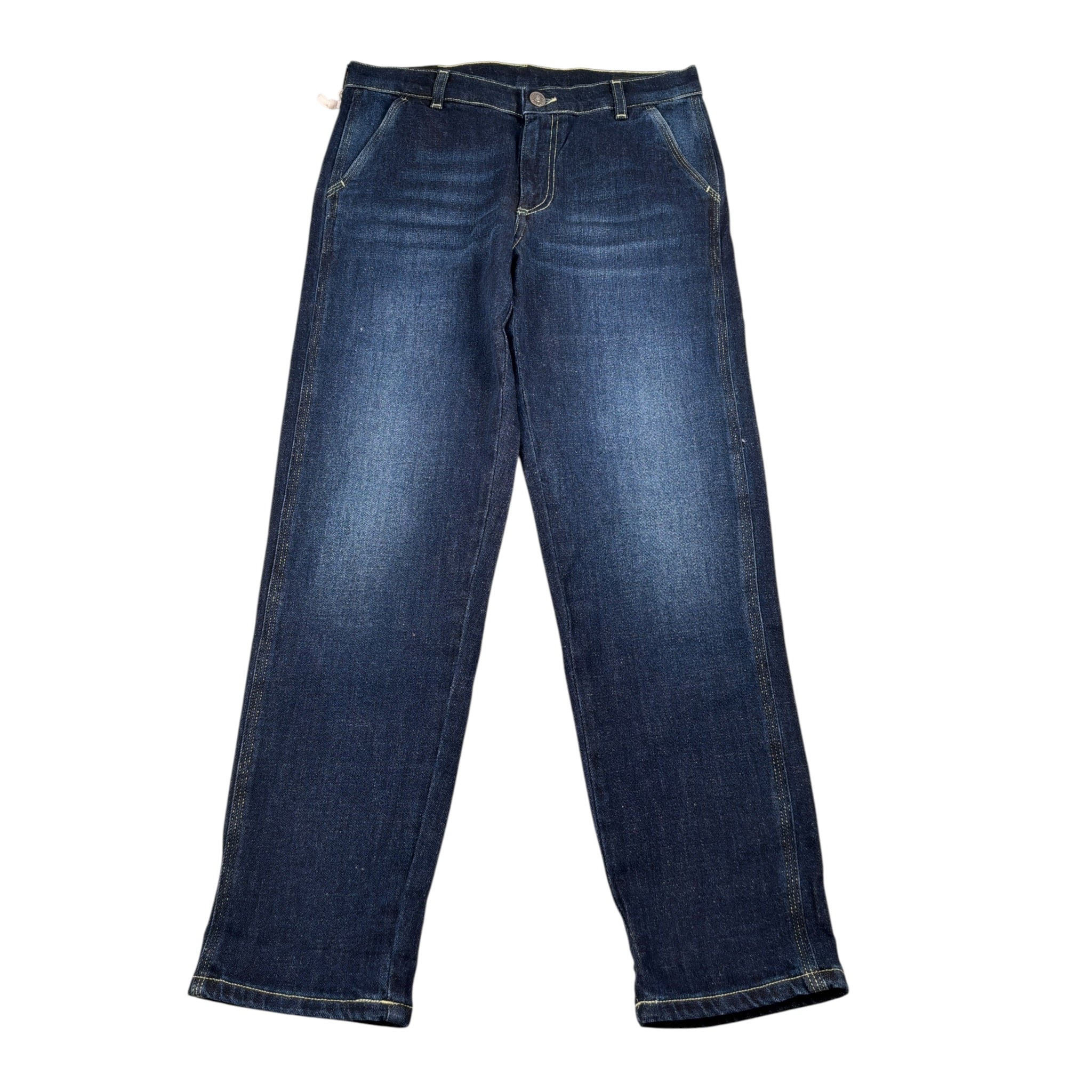 Dondup Jeans tinta unita con Tasche Blu per Bambino DMPA087 BLU DONDUP 