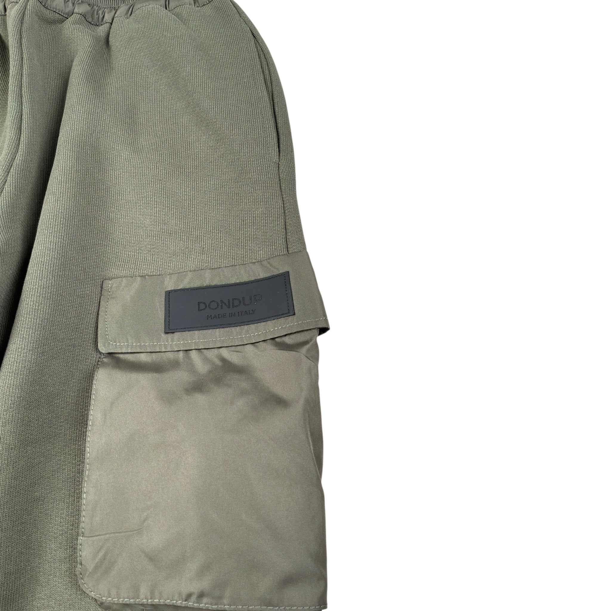 Dondup Pantalone Modello Tuta tinta unita con Elastico In Vita Verde per Bambino DMPA141 VERDE DONDUP 