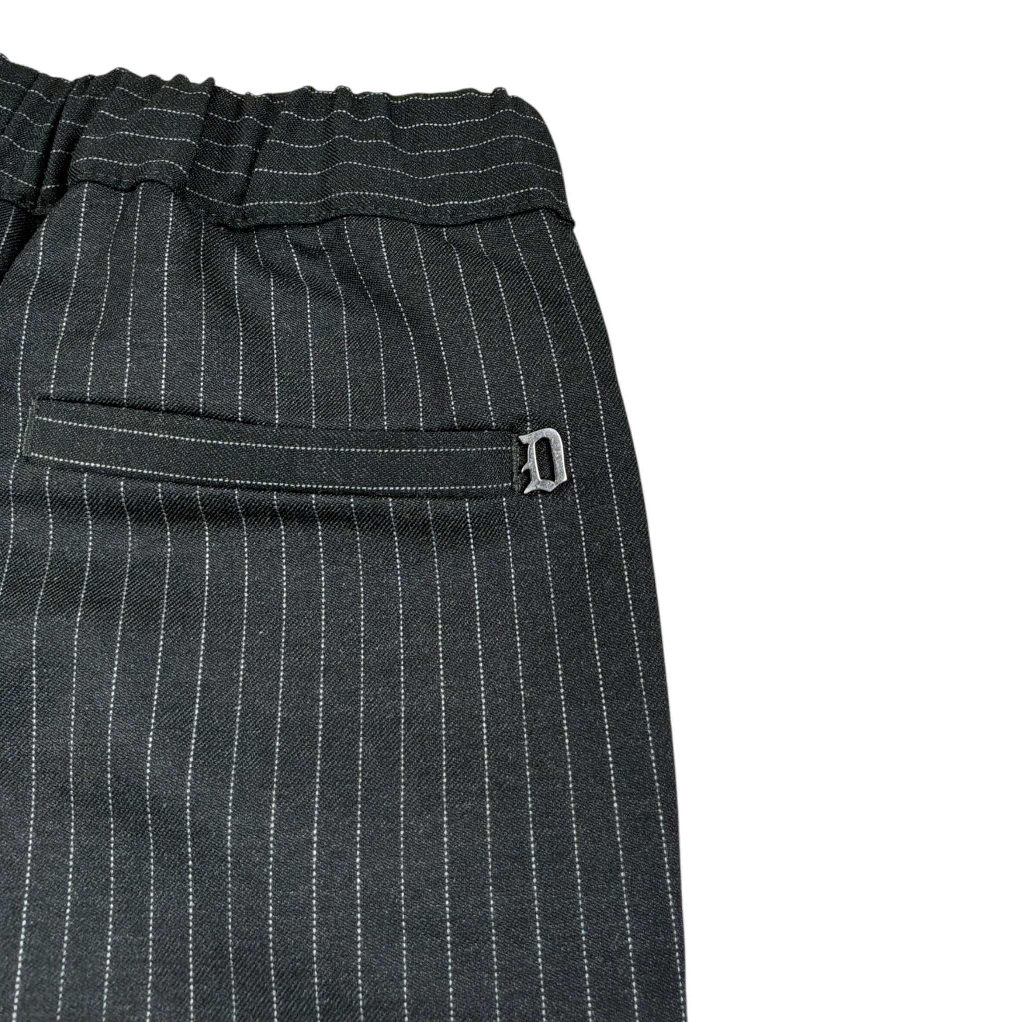 Dondup Pantalone tinta unita con Elastico In Vita Nero per Neonato DMPA143N NERO DONDUP 