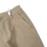 Dondup Pantalone tinta unita con Girovita Regolabile Beige per Bambino DMPA145 BEIGE DONDUP 