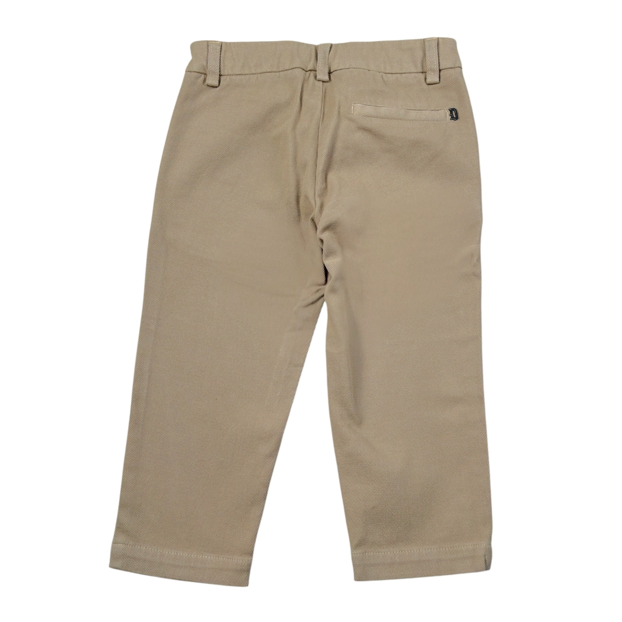 Dondup Pantalone tinta unita con Girovita Regolabile Beige per Neonato DMPA145N BEIGE DONDUP 